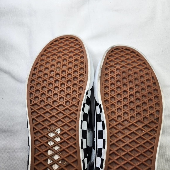 VANS The Exorcist Checkerboard Sneakers Mens Size 8.5 Womens Size 10 Black White - Picture 13 of 14